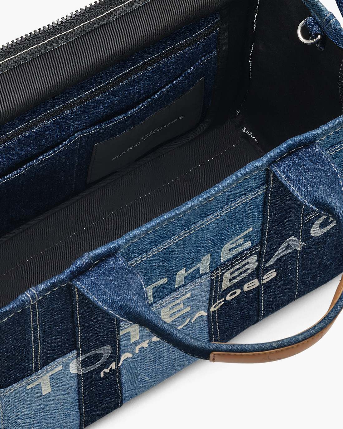 The Denim Medium Tote Bag Blue Denim - Marc Jacobs