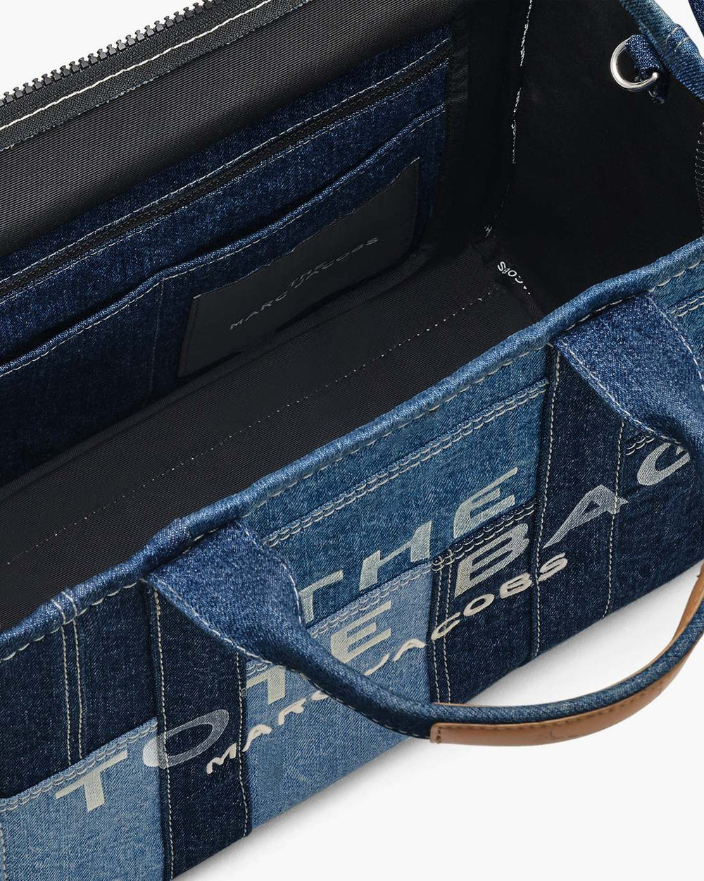 The Denim Medium Tote Bag Blue Denim - Marc Jacobs
