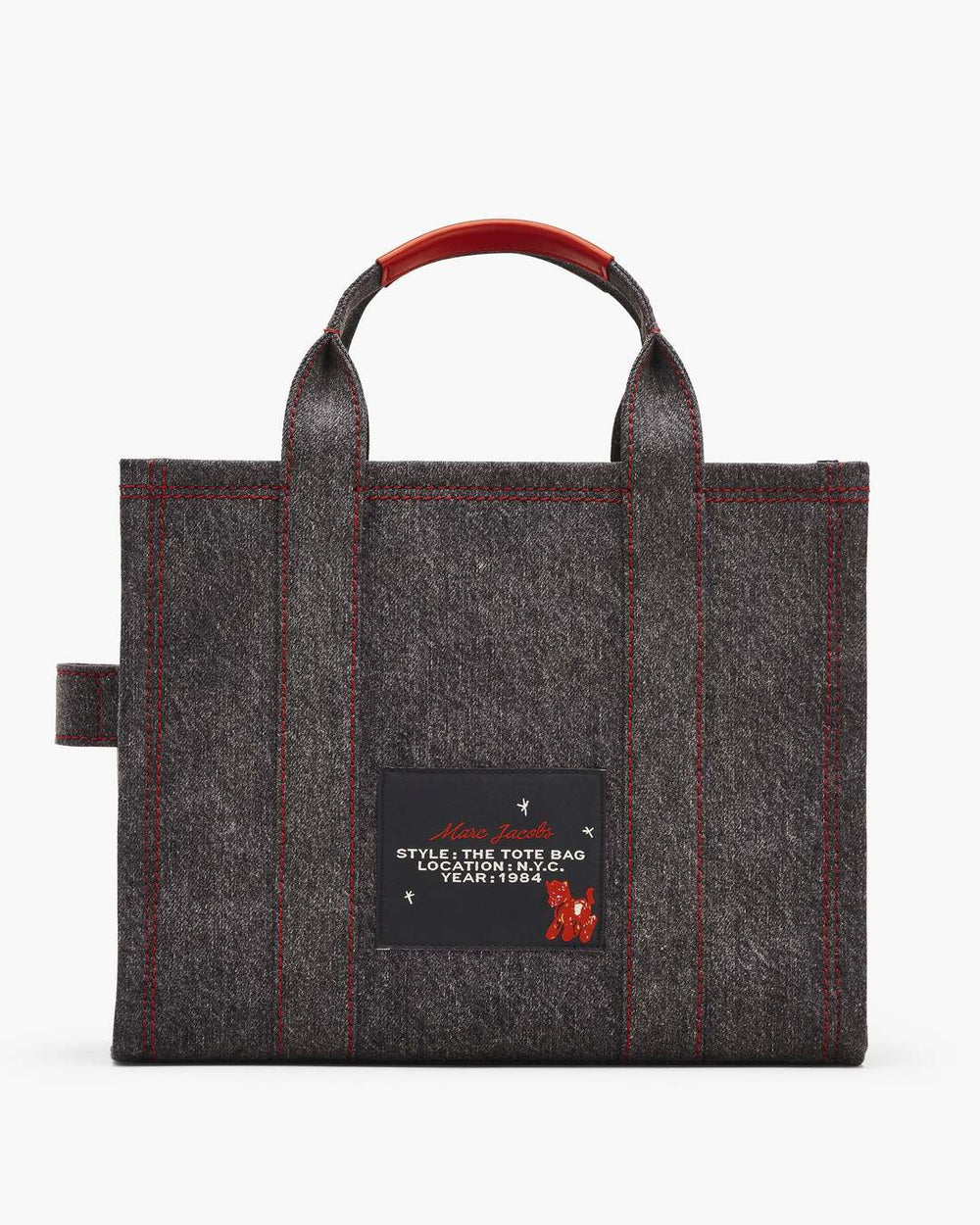 The Year Of The Horse Canvas Medium Tote Bag Black Multi - Marc Jacobs