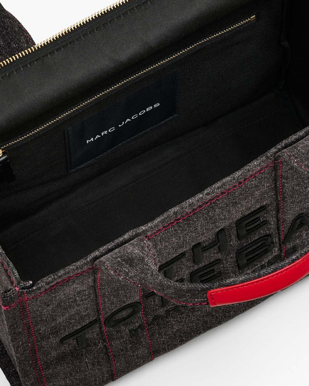 The Year Of The Horse Canvas Medium Tote Bag Black Multi - Marc Jacobs