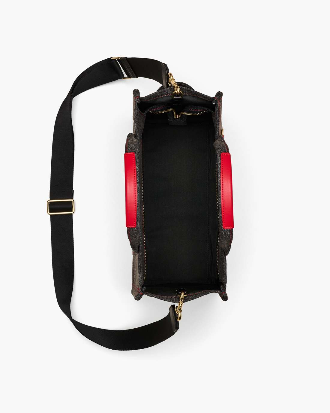 The Year Of The Horse Canvas Medium Tote Bag Black Multi - Marc Jacobs