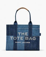 The Denim Large Tote Bag Blue Denim - Marc Jacobs