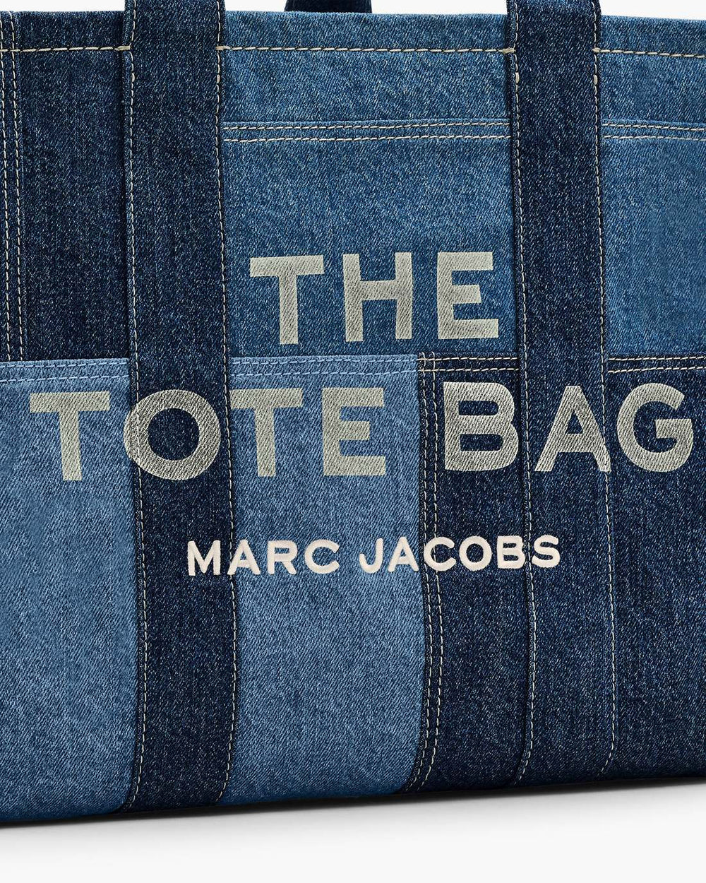 The Denim Large Tote Bag Blue Denim - Marc Jacobs