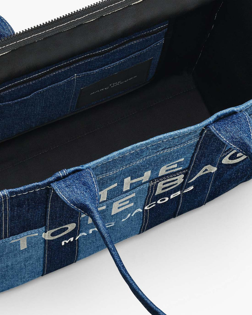 The Denim Large Tote Bag Blue Denim - Marc Jacobs