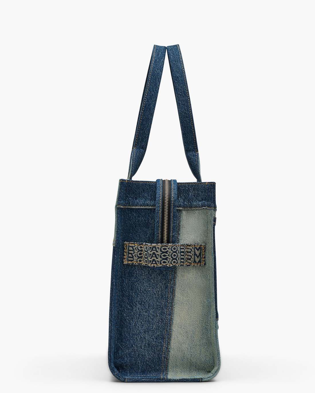 The Deconstructed Denim Large Tote Bag Indigo Multi - Marc Jacobs