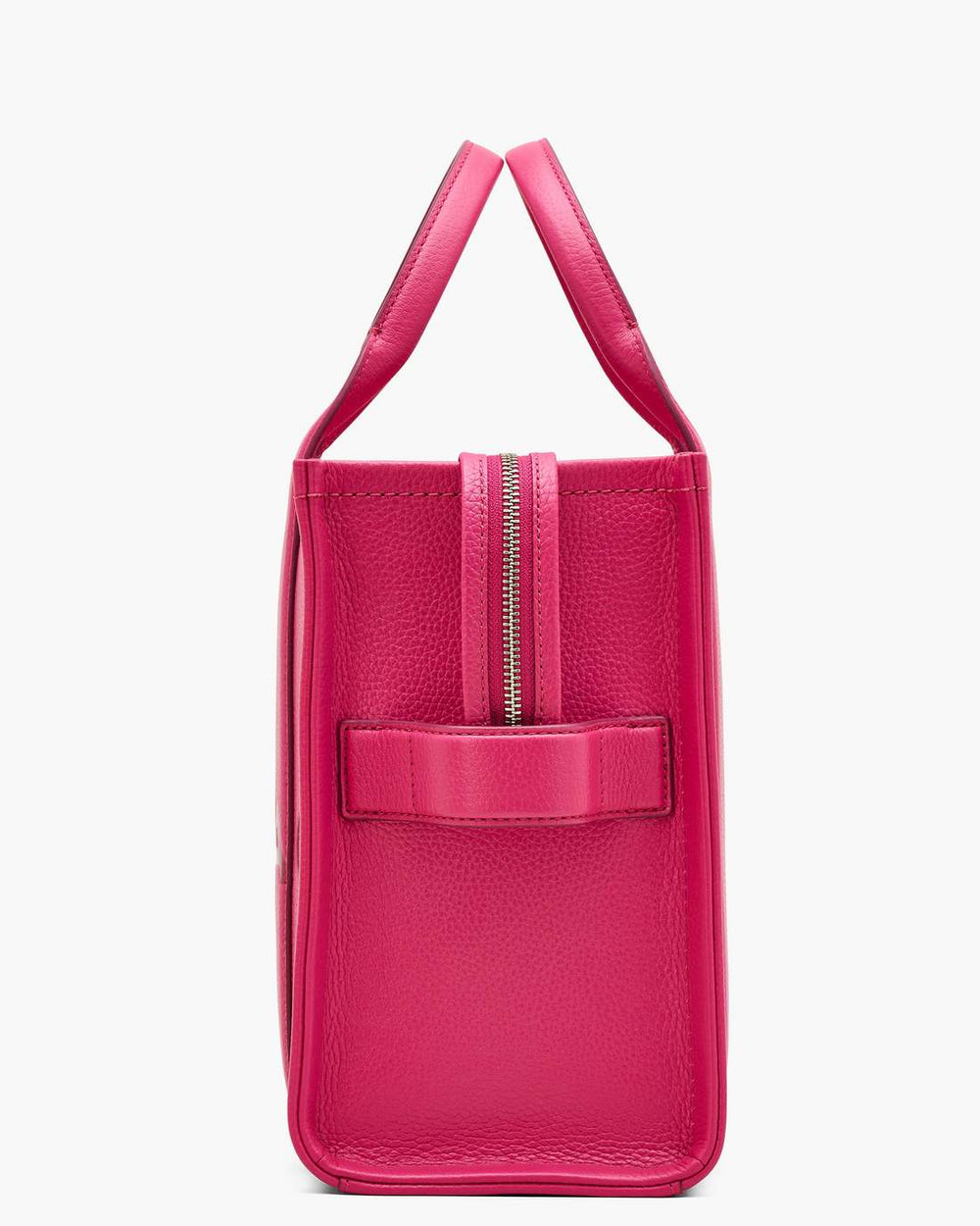 The Leather Medium Tote Bag Raspberry Pink - Marc Jacobs