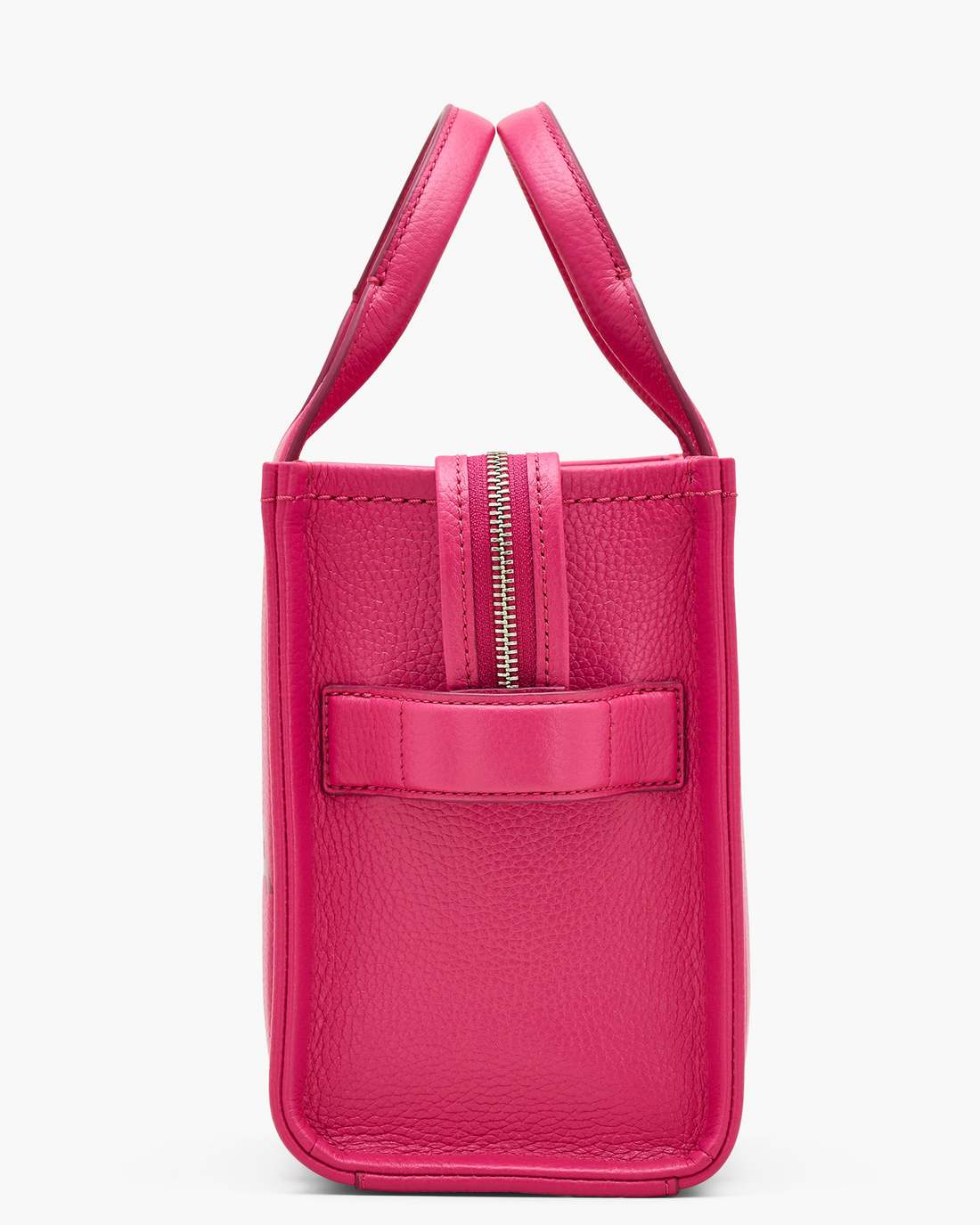 The Leather Small Tote Bag Raspberry Pink - Marc Jacobs