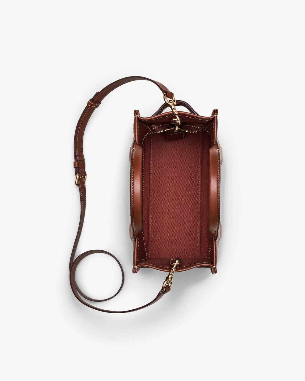 The A.P.C. X Marc Jacobs Leather Small Tote Bag Hazelnut - Marc Jacobs