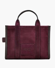 The Suede Medium Tote Bag Dark Plum - Marc Jacobs