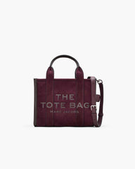 The Suede Small Tote Bag Dark Plum - Marc Jacobs