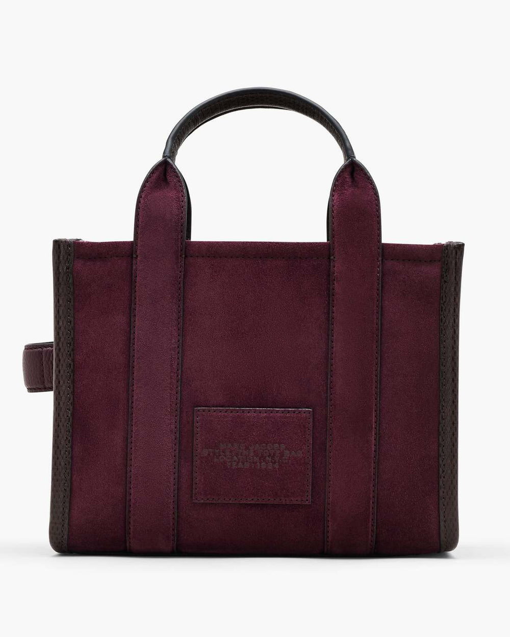 The Suede Small Tote Bag Dark Plum - Marc Jacobs