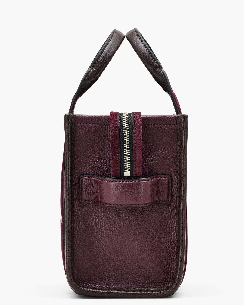 The Suede Small Tote Bag Dark Plum - Marc Jacobs