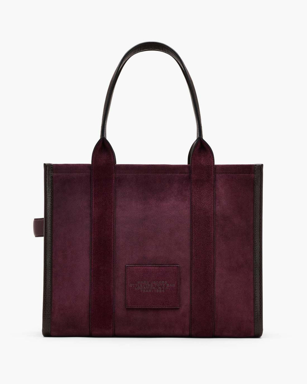The Suede Large Tote Bag Dark Plum - Marc Jacobs