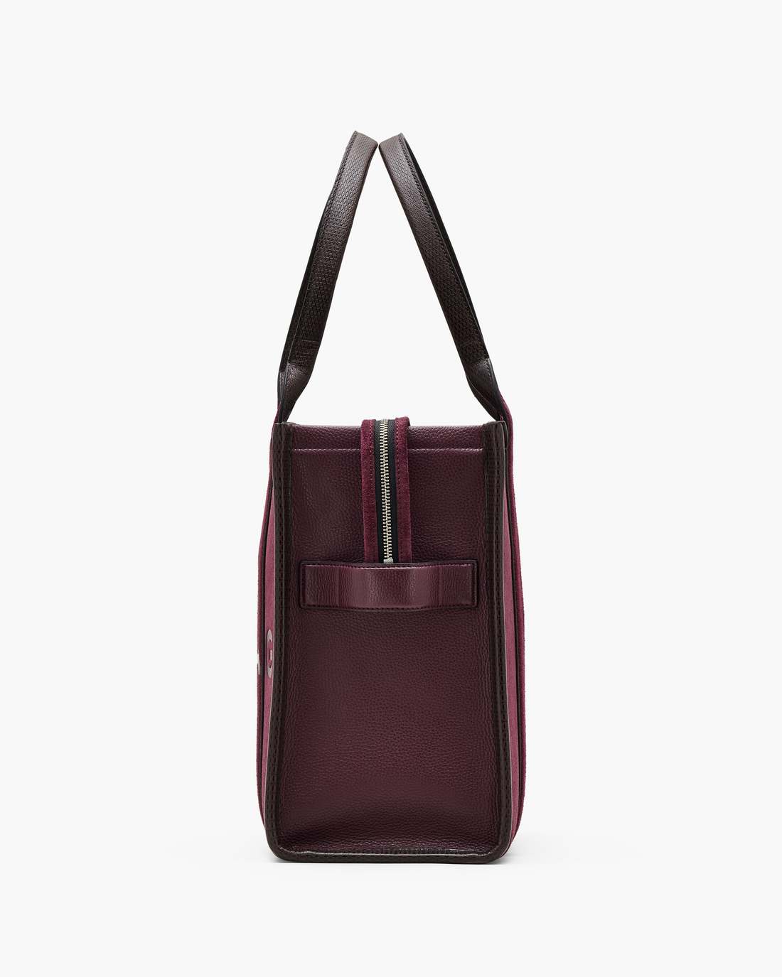 The Suede Large Tote Bag Dark Plum - Marc Jacobs
