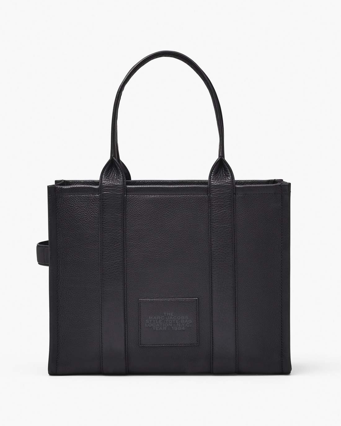 The Leather Large Tote Bag Black - Marc Jacobs
