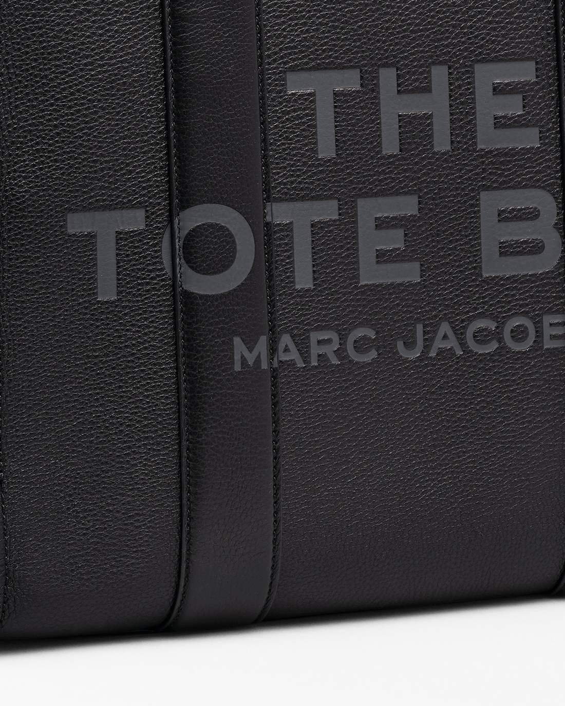 The Leather Large Tote Bag Black - Marc Jacobs