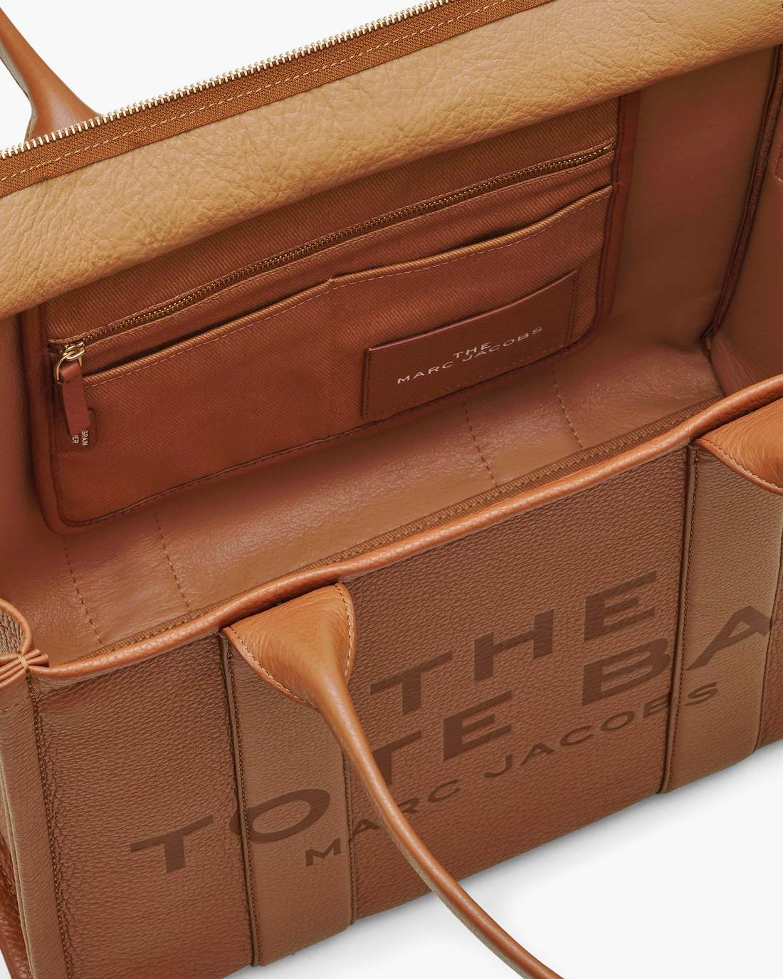 The Leather Large Tote Bag Argan Oil - Marc Jacobs