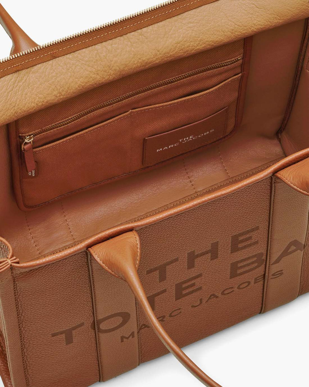 The Leather Large Tote Bag Argan Oil - Marc Jacobs