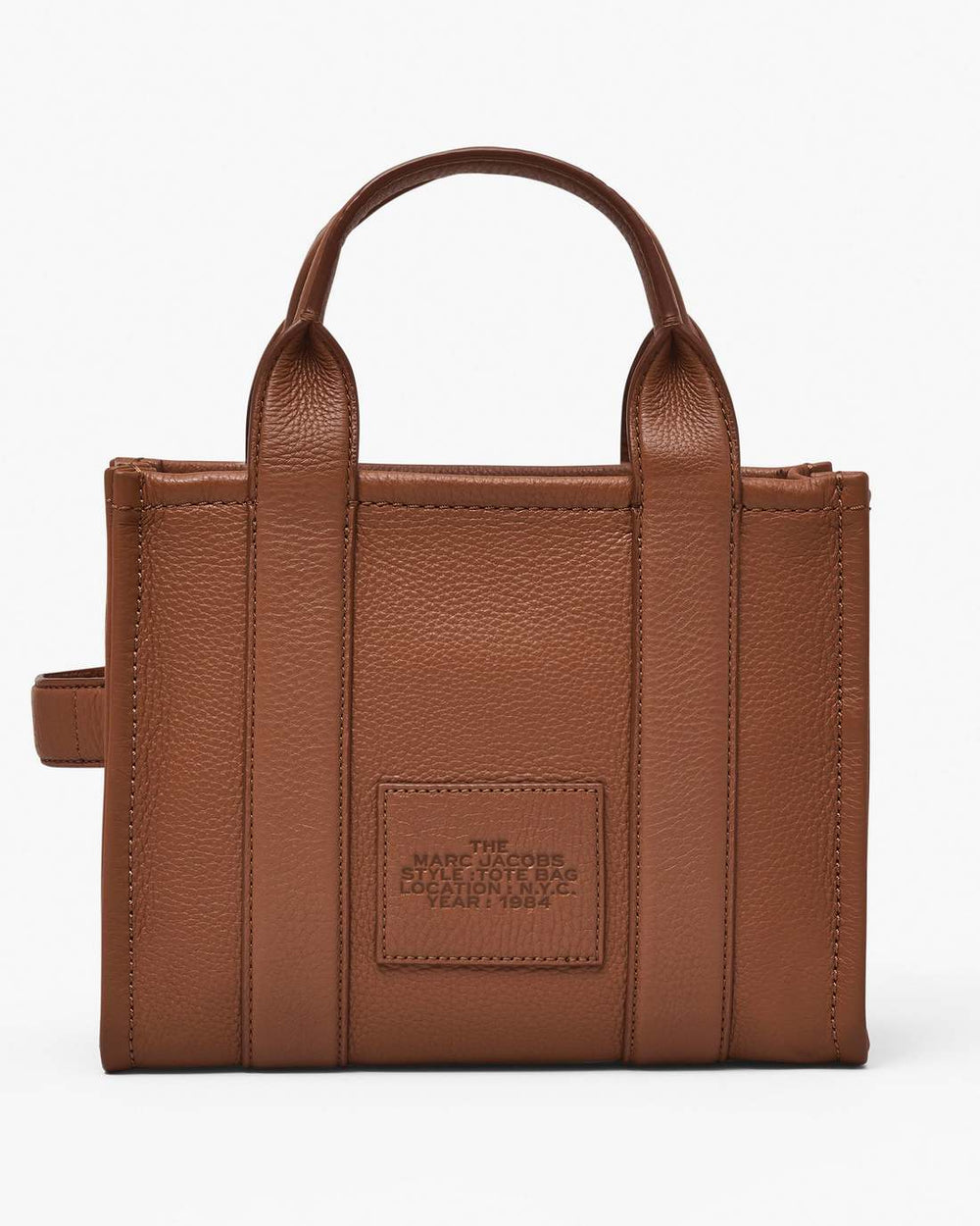 The Leather Small Tote Bag Argan Oil - Marc Jacobs