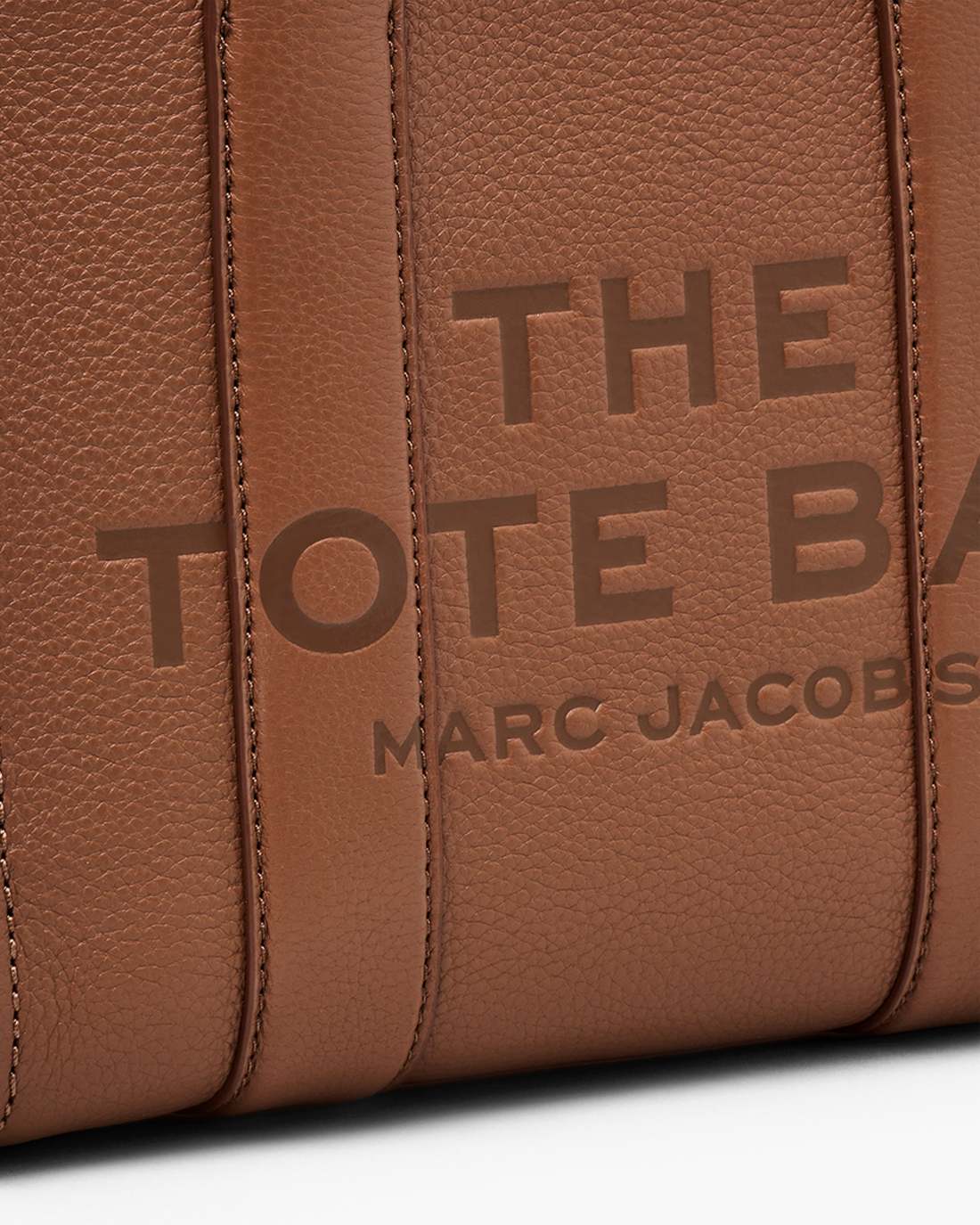 The Leather Small Tote Bag Argan Oil - Marc Jacobs