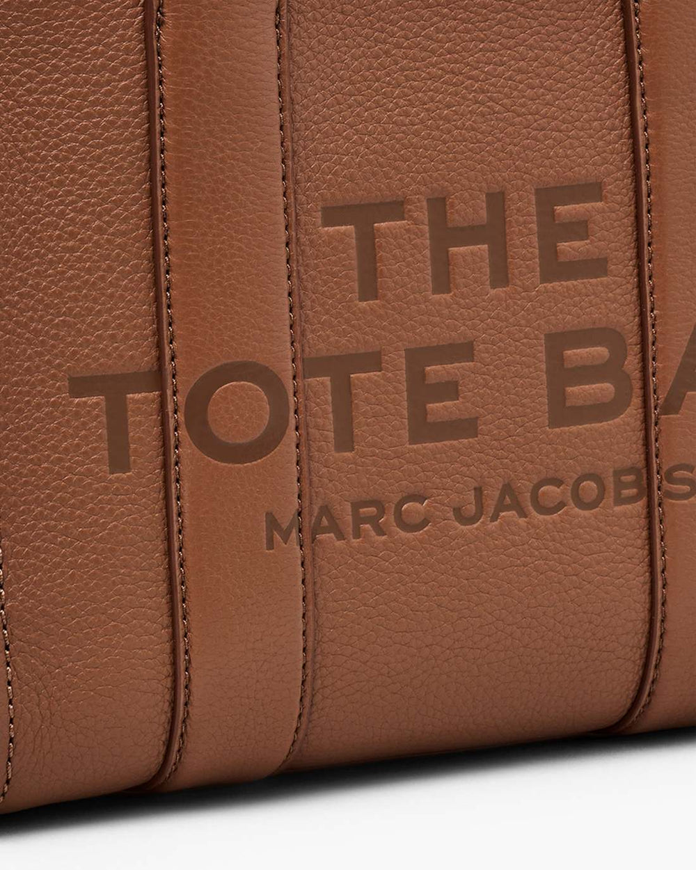 The Leather Small Tote Bag Argan Oil - Marc Jacobs