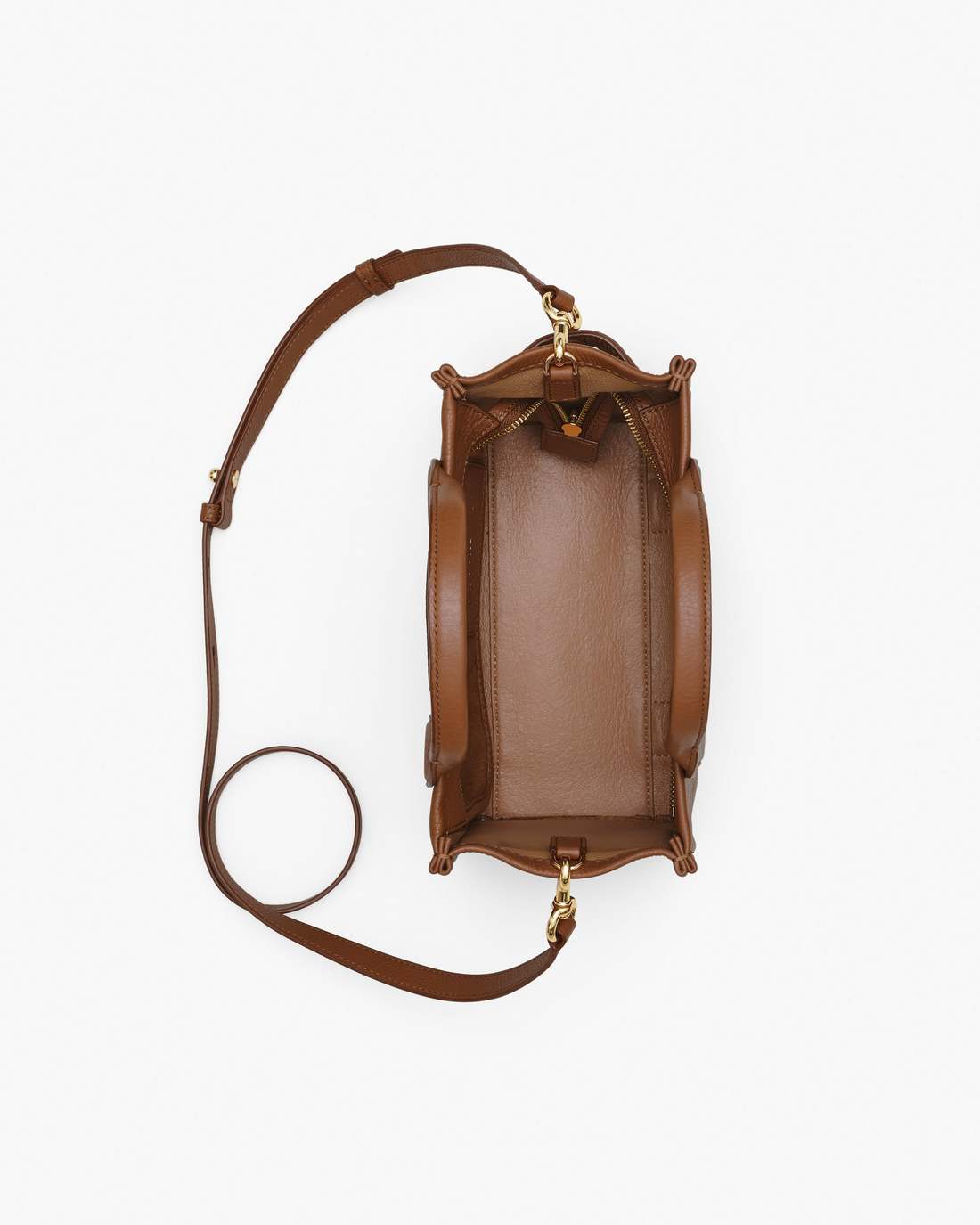 The Leather Small Tote Bag Argan Oil - Marc Jacobs
