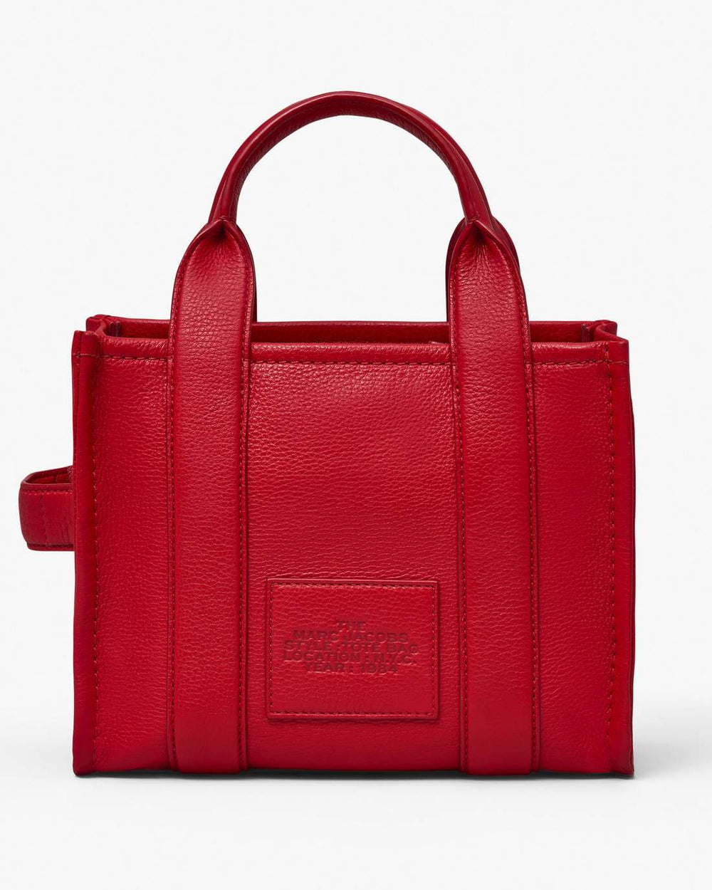 The Leather Small Tote Bag True Red - Marc Jacobs