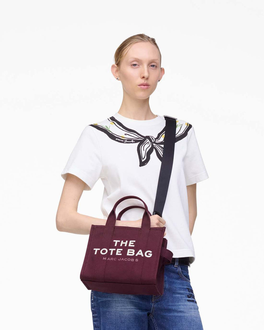 The Canvas Small Tote Bag Dark Plum - Marc Jacobs