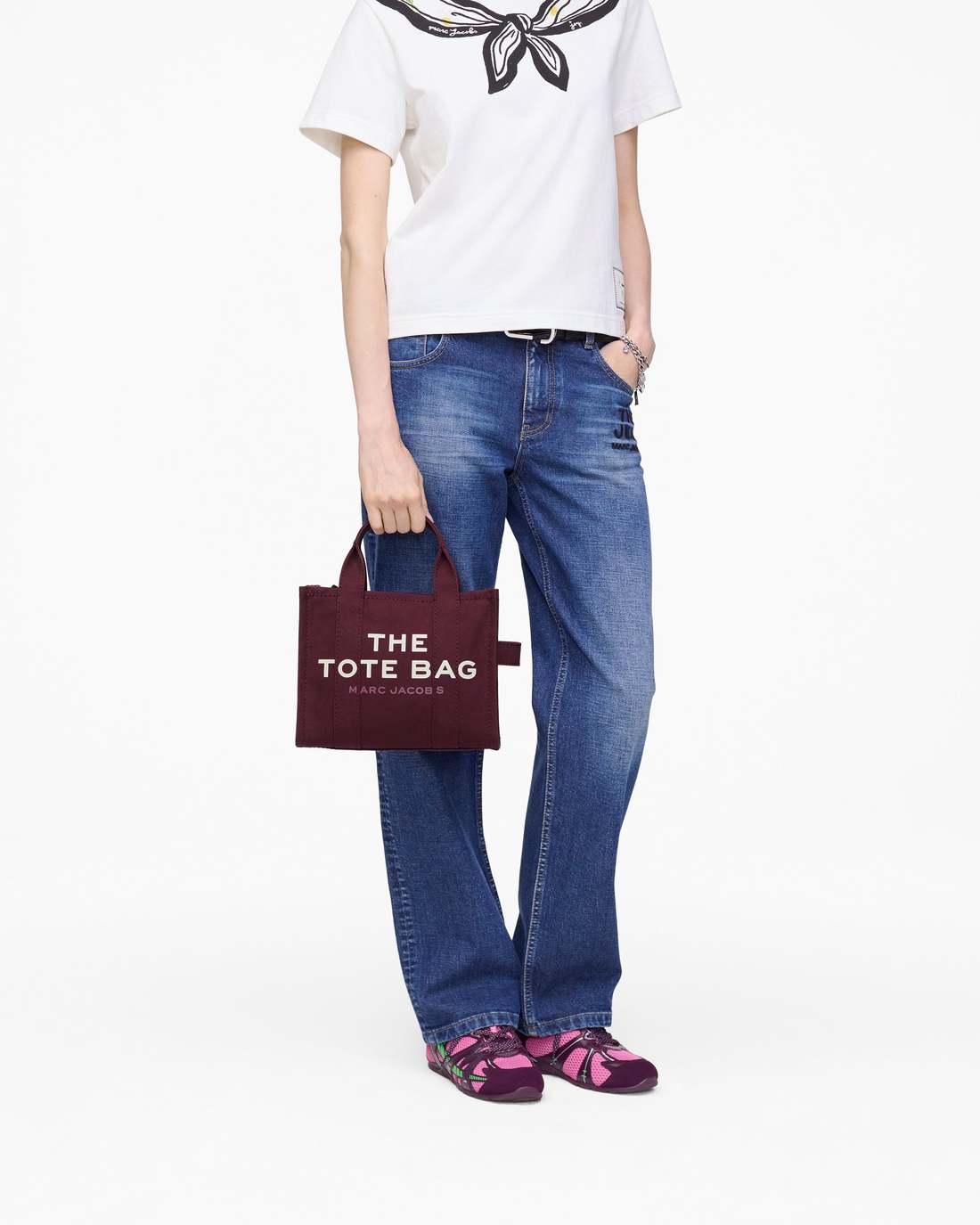 The Canvas Small Tote Bag Dark Plum - Marc Jacobs