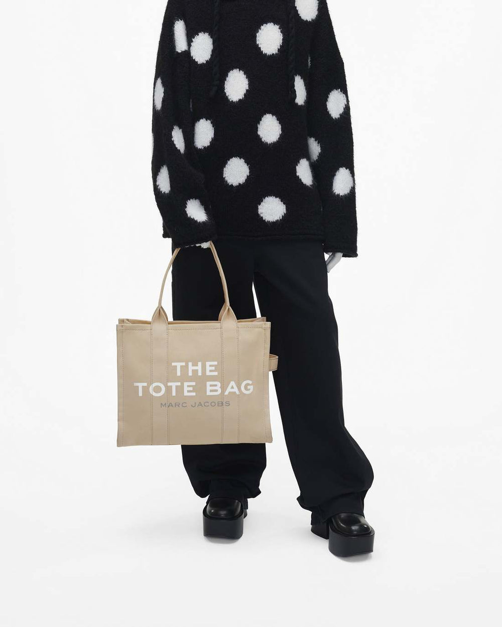The Canvas Large Tote Bag Beige - Marc Jacobs