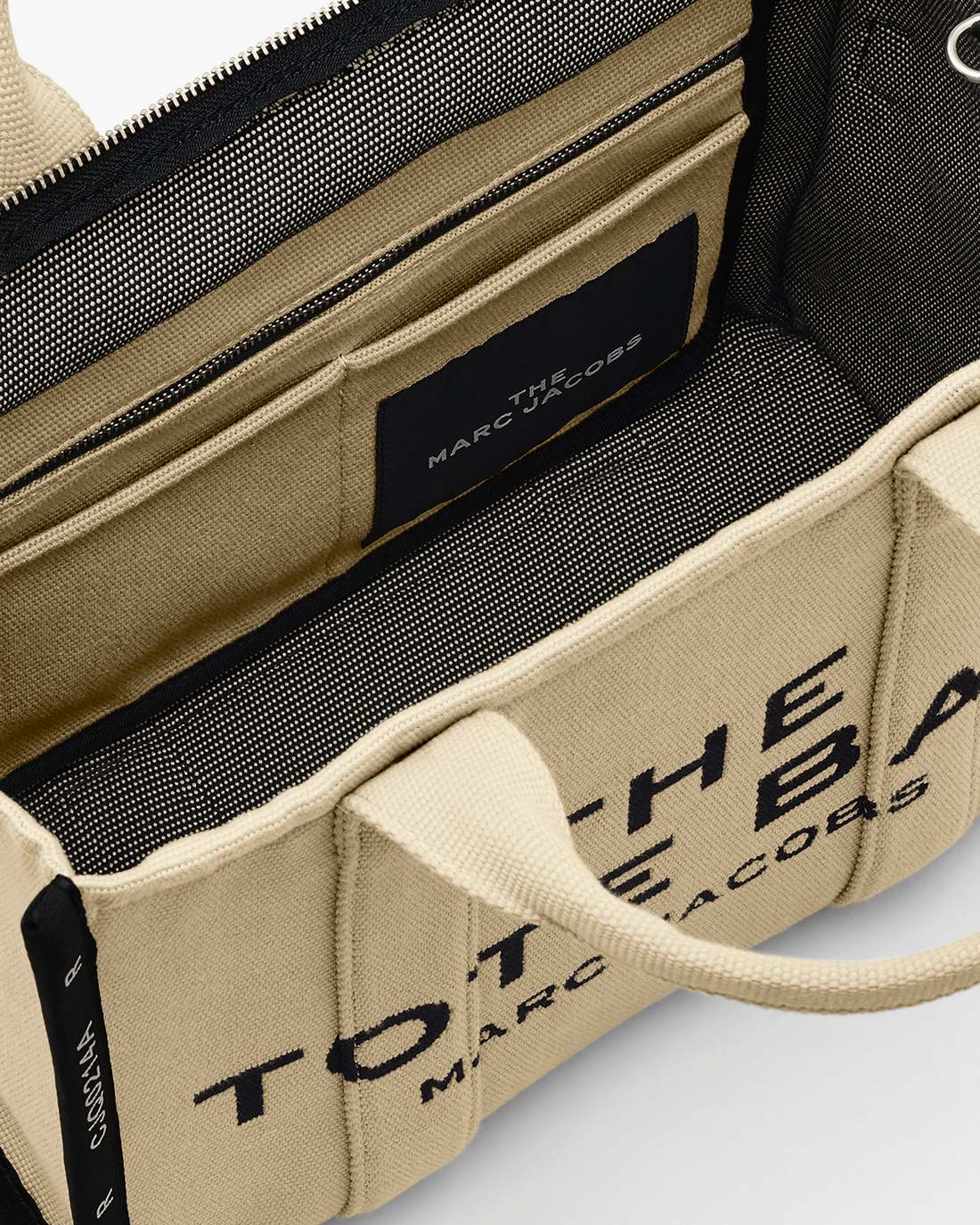 The Jacquard Medium Tote Bag Warm Sand - Marc Jacobs
