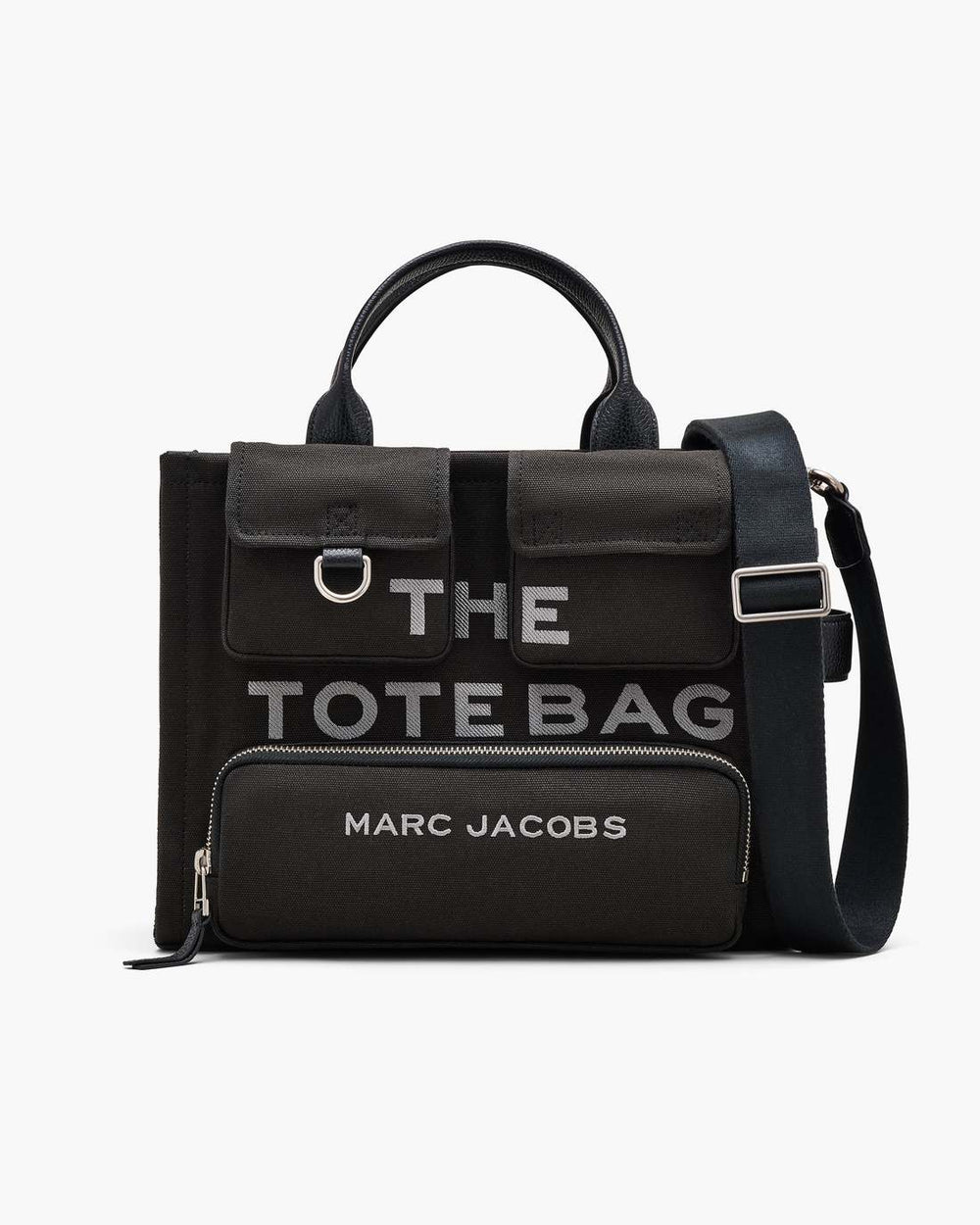 The Cargo Canvas Medium Tote Bag Black - Marc Jacobs