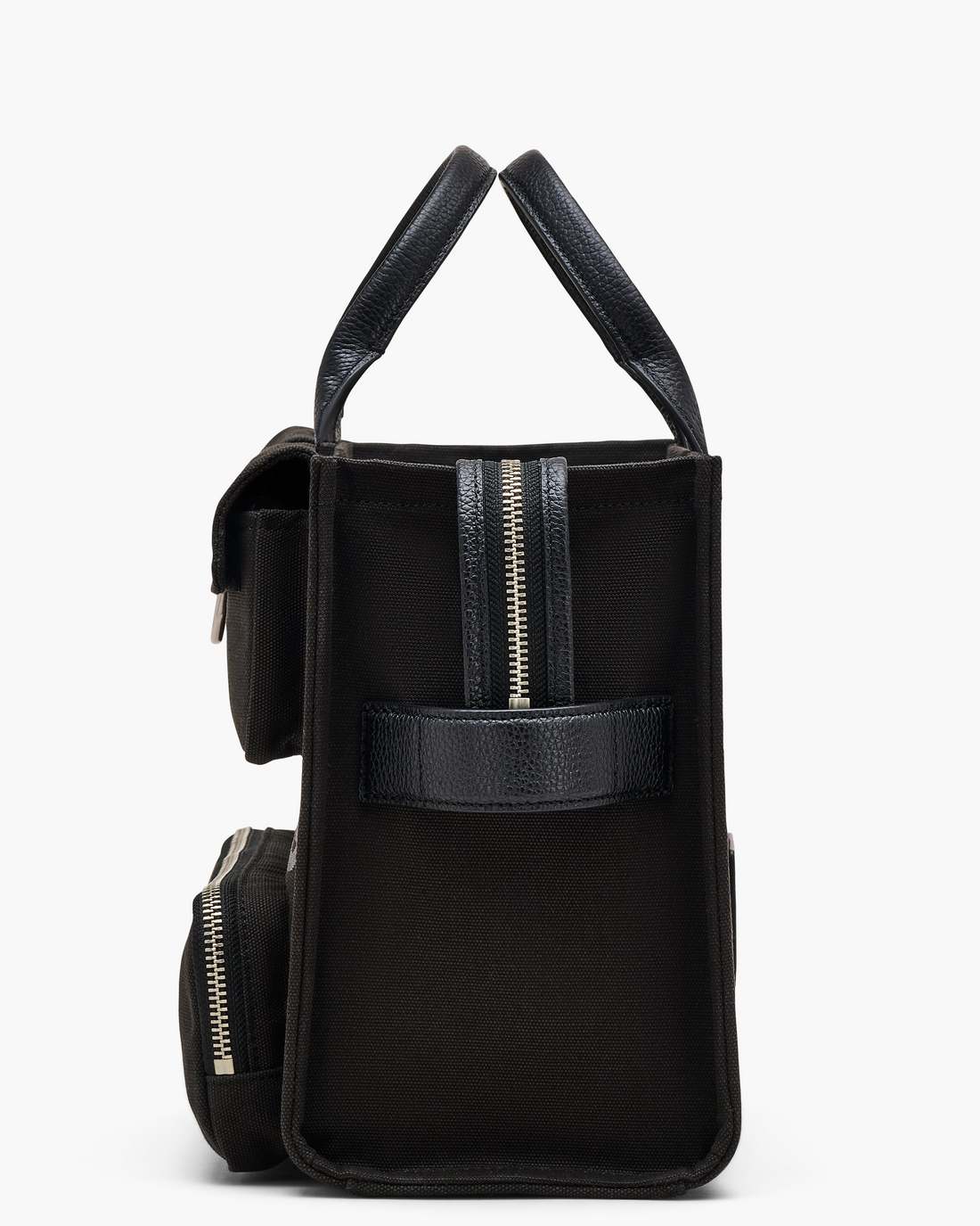 The Cargo Canvas Medium Tote Bag Black - Marc Jacobs