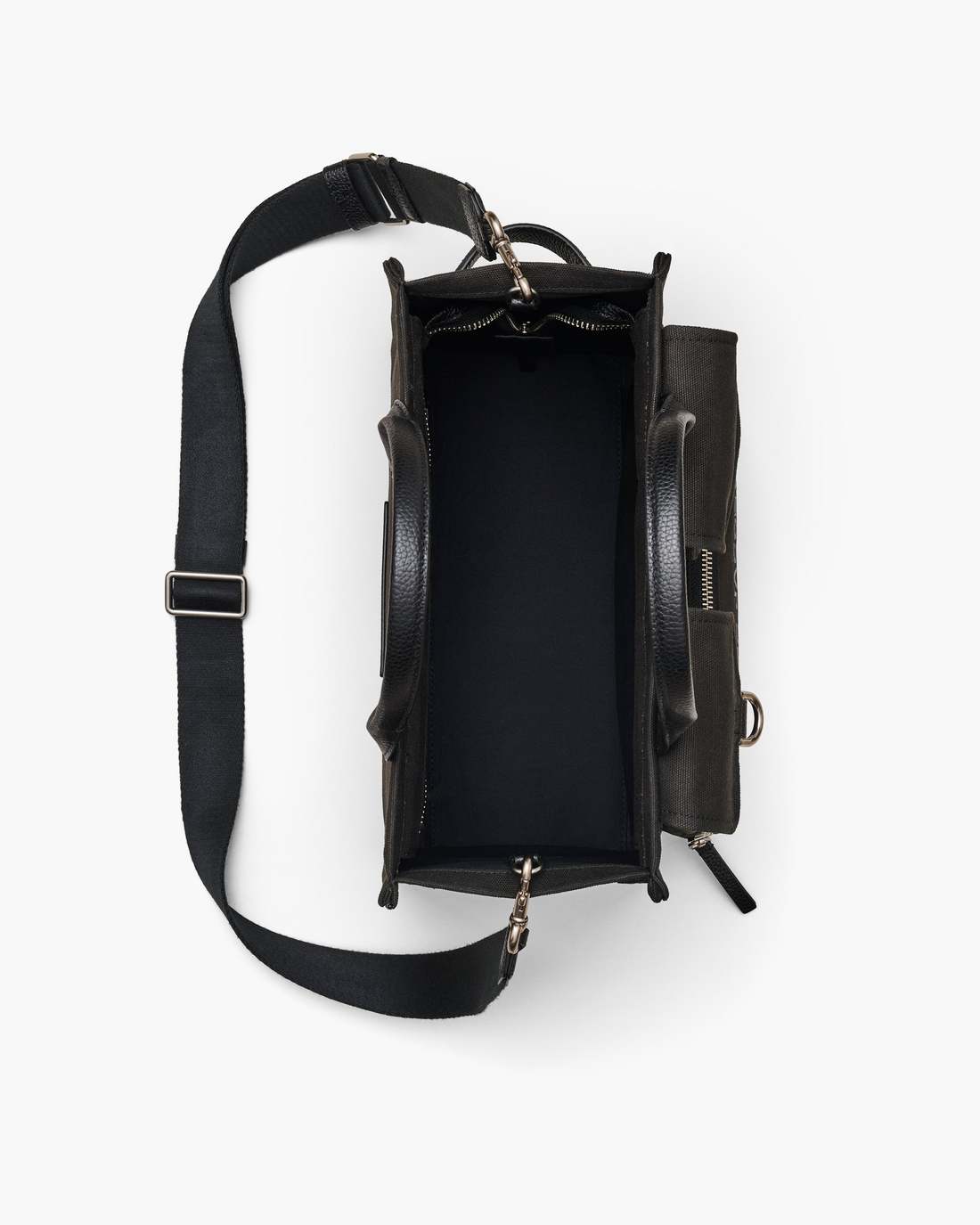 The Cargo Canvas Medium Tote Bag Black - Marc Jacobs