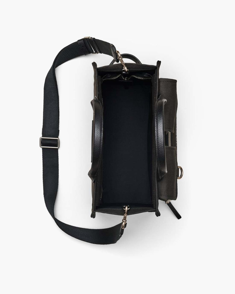 The Cargo Canvas Medium Tote Bag Black - Marc Jacobs