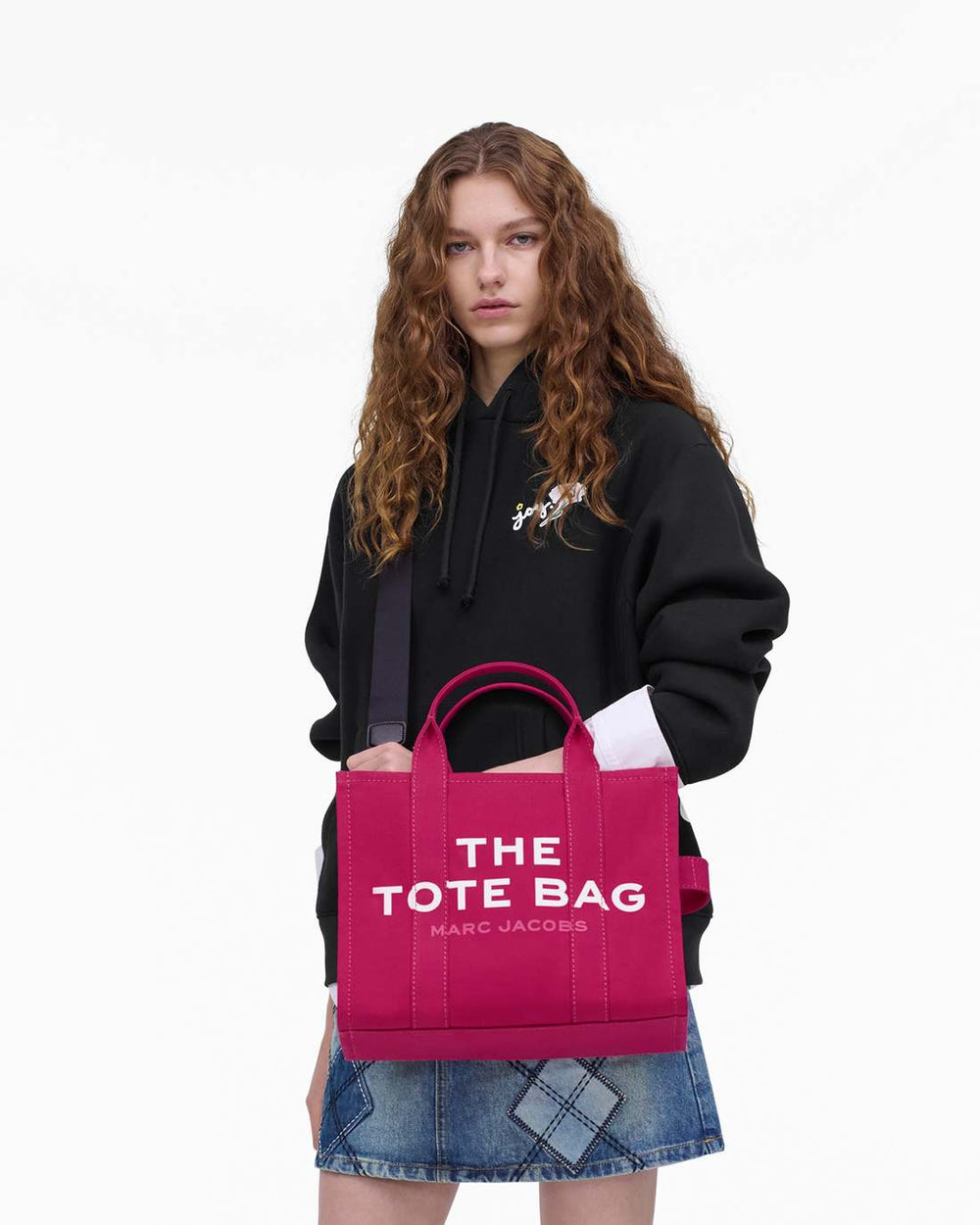 The Canvas Medium Tote Bag Raspberry Pink - Marc Jacobs