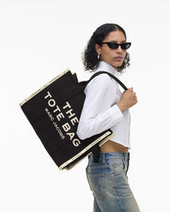 The Jacquard Large Tote Bag Black - Marc Jacobs