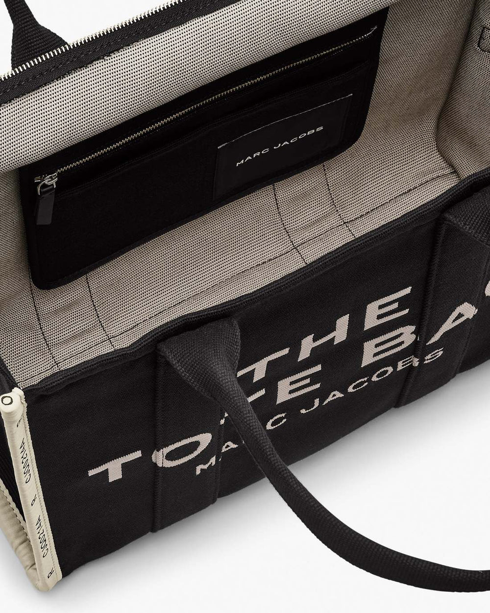 The Jacquard Large Tote Bag Black - Marc Jacobs