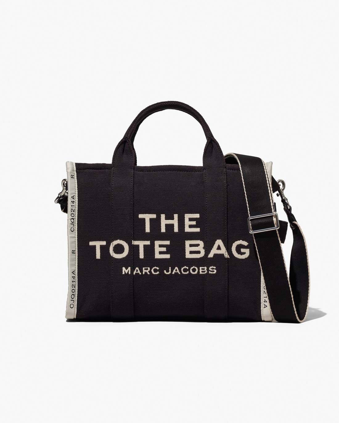 The Jacquard Medium Tote Bag Black - Marc Jacobs