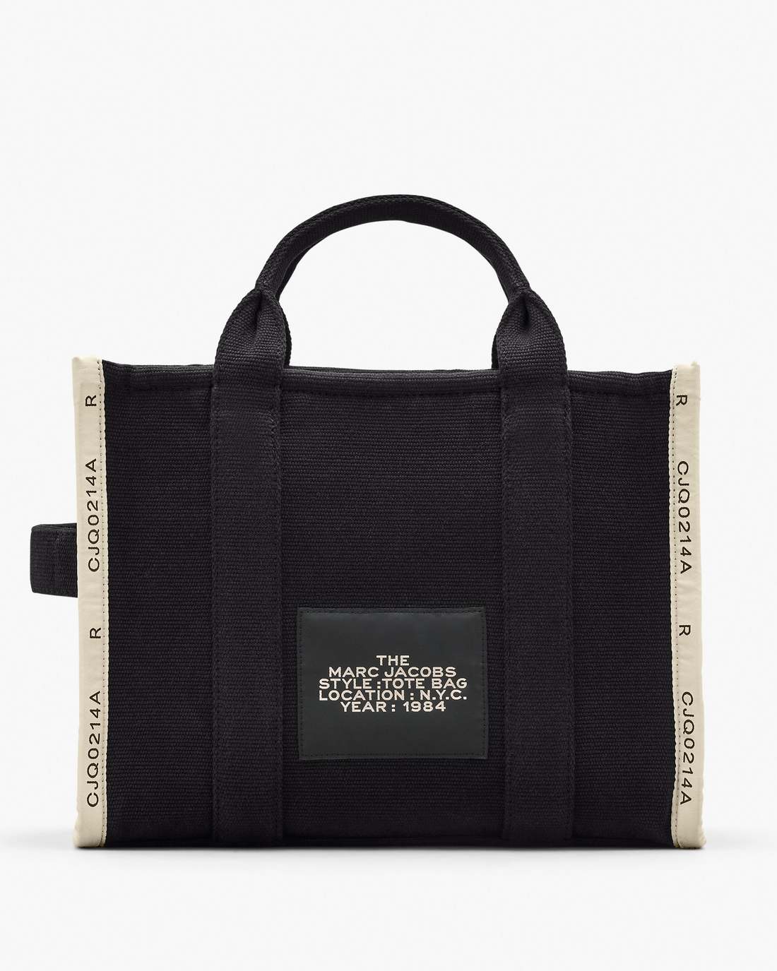 The Jacquard Medium Tote Bag Black - Marc Jacobs