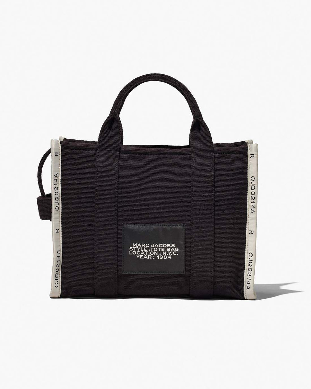 The Jacquard Medium Tote Bag Black - Marc Jacobs