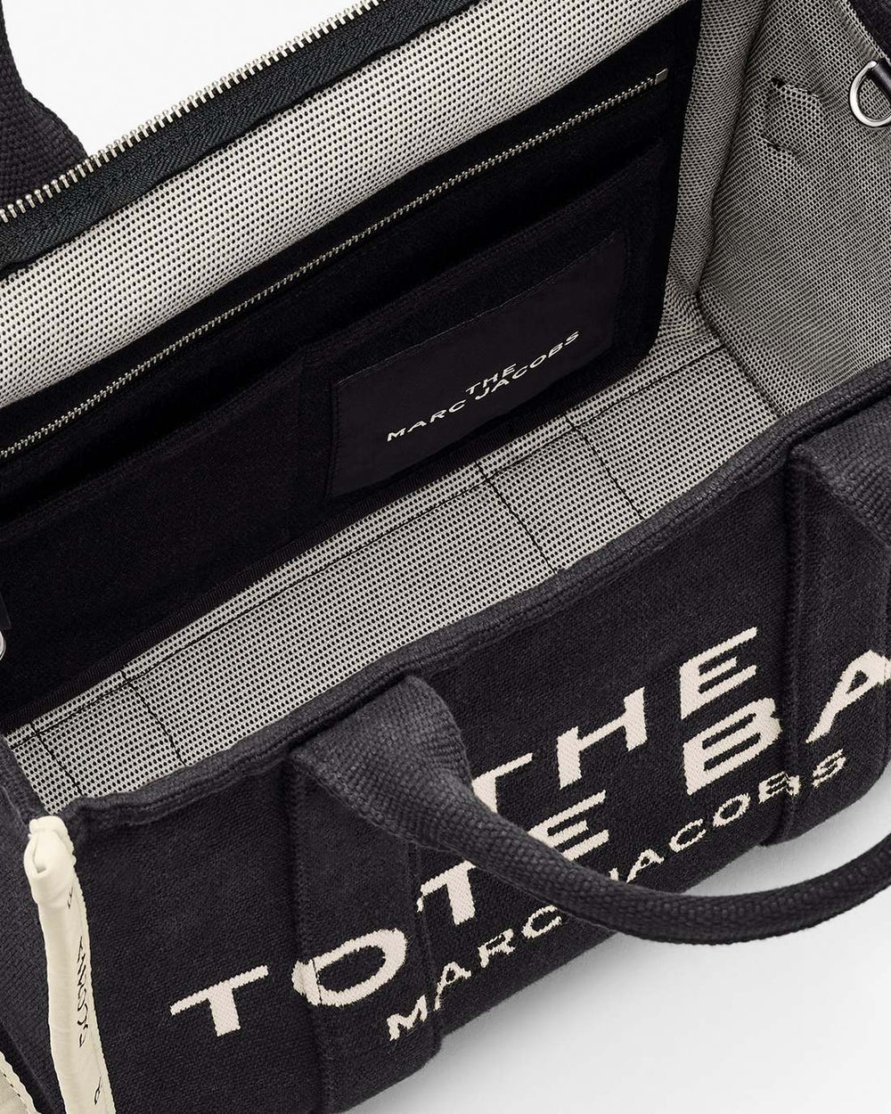 The Jacquard Medium Tote Bag Black - Marc Jacobs