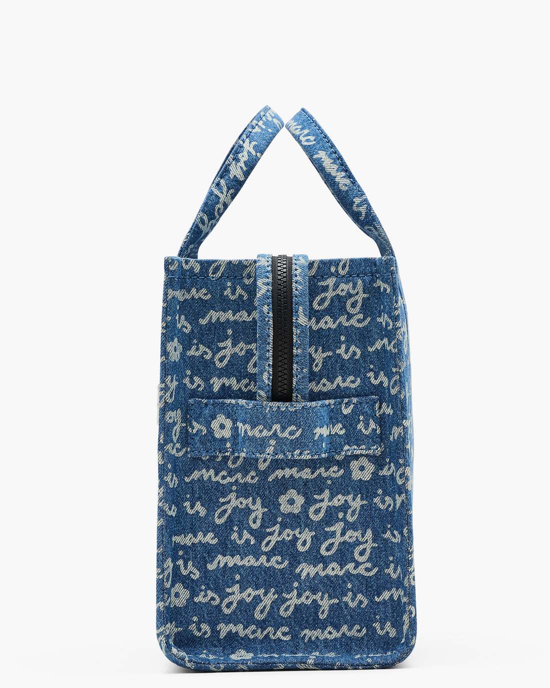 The Joy Denim Medium Tote Bag Indigo Multi - Marc Jacobs