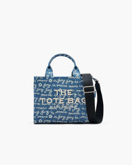 The Joy Denim Small Tote Bag Indigo Multi - Marc Jacobs