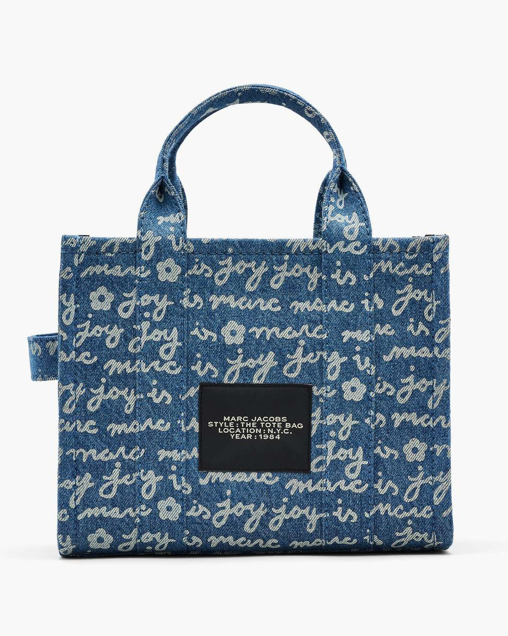 The Joy Denim Small Tote Bag Indigo Multi - Marc Jacobs