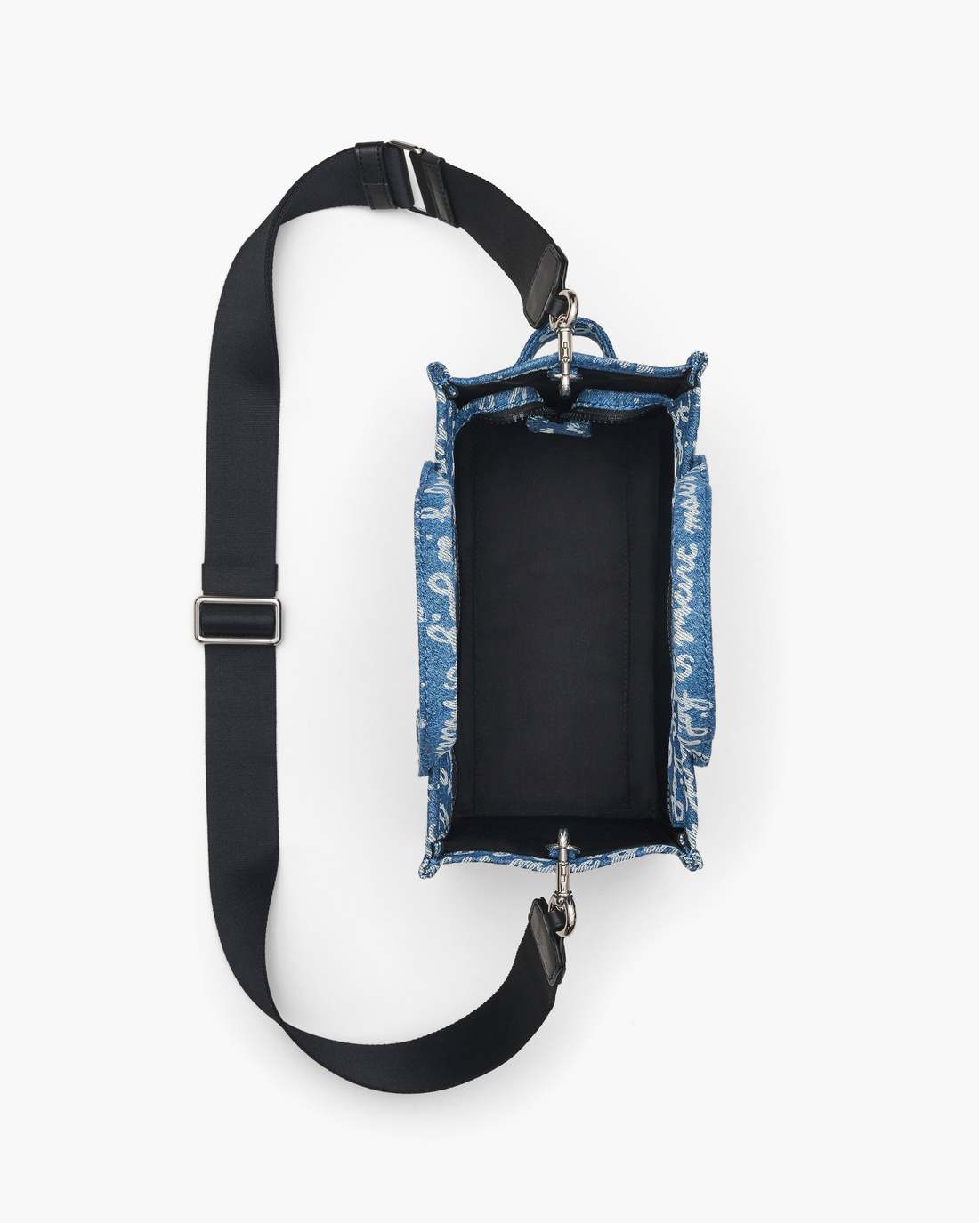 The Joy Denim Small Tote Bag Indigo Multi - Marc Jacobs