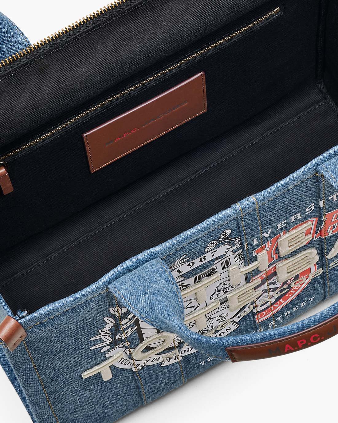 The A.P.C. X Marc Jacobs Denim Medium Tote Bag Washed Indigo - Marc Jacobs