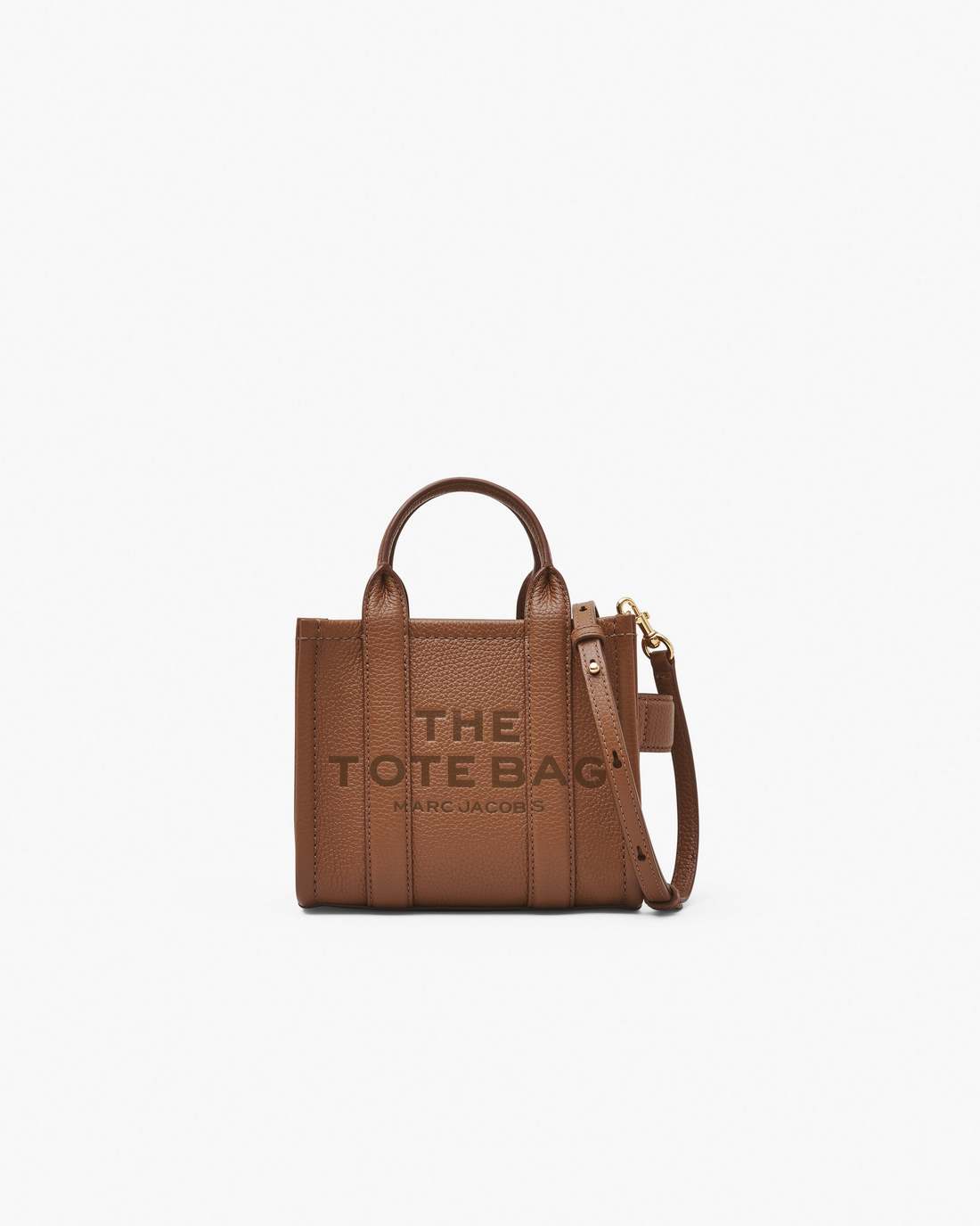 The Leather Crossbody Tote Bag Argan Oil - Marc Jacobs