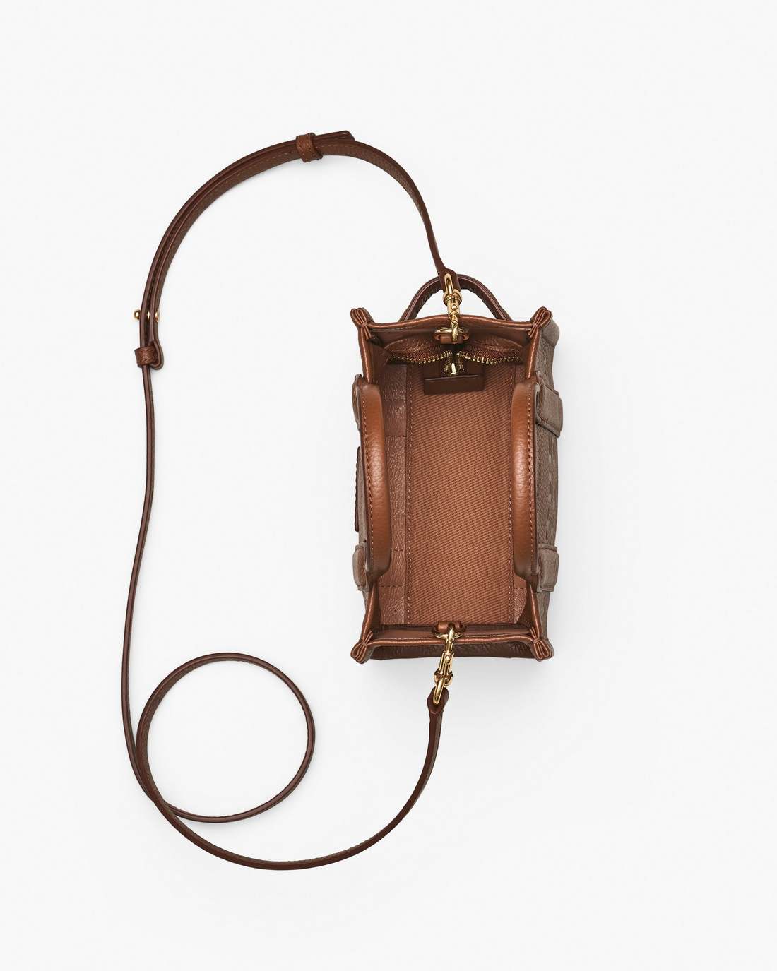 The Leather Crossbody Tote Bag Argan Oil - Marc Jacobs