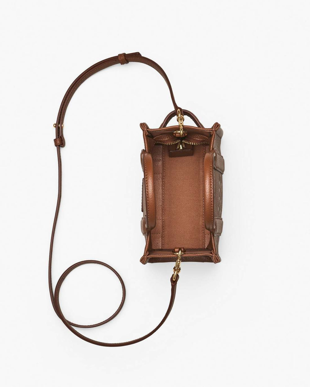The Leather Crossbody Tote Bag Argan Oil - Marc Jacobs